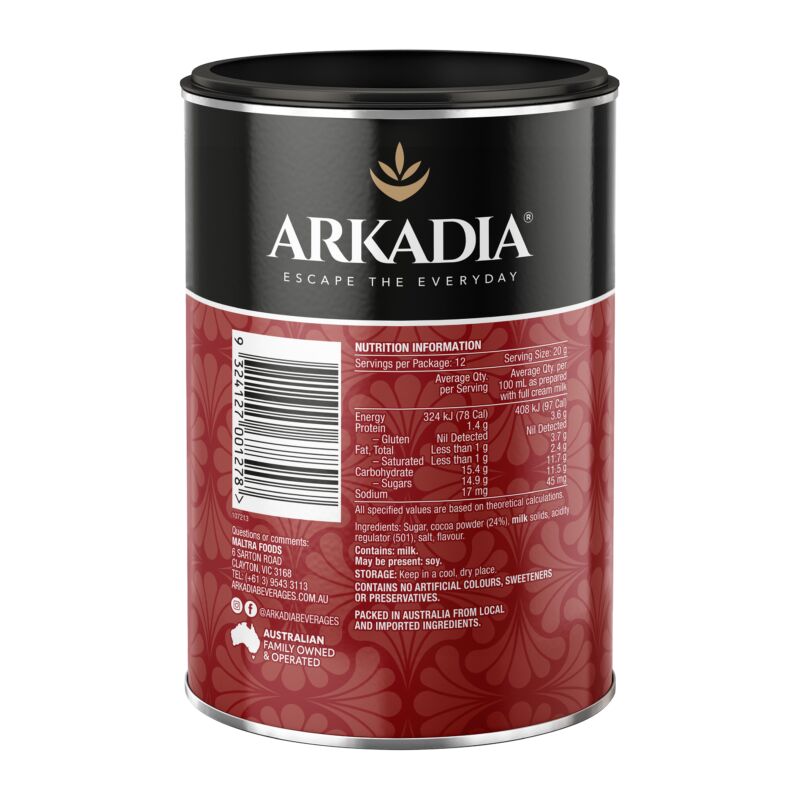 Arkadia Drinking Chocolate 250g