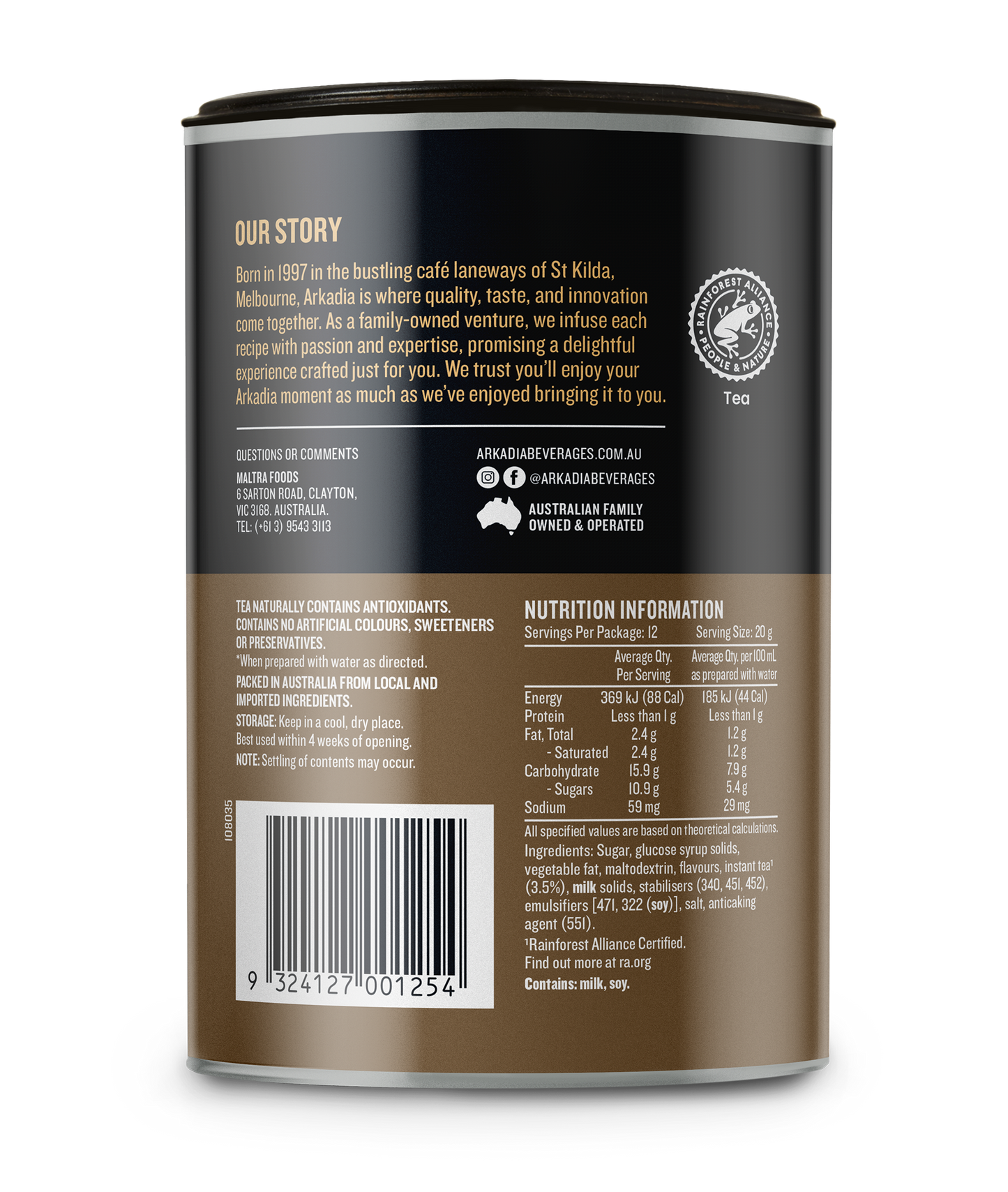 Arkadia Chai Espresso 240g