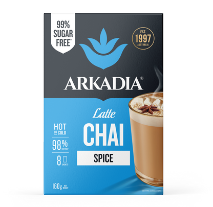 Arkadia Chai Spice 99% Sugar Free 8 Pack
