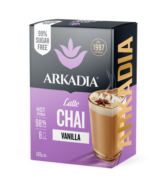 Arkadia Chai Vanilla 99% Sugar Free 8 Pack