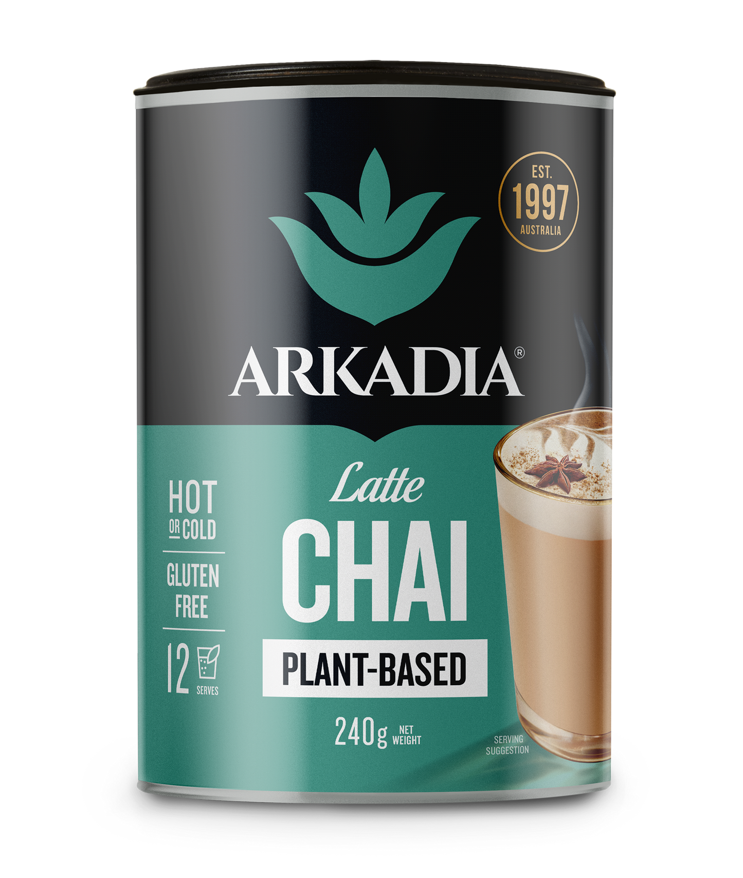 Arkadia Chai Tea Vegan 240g
