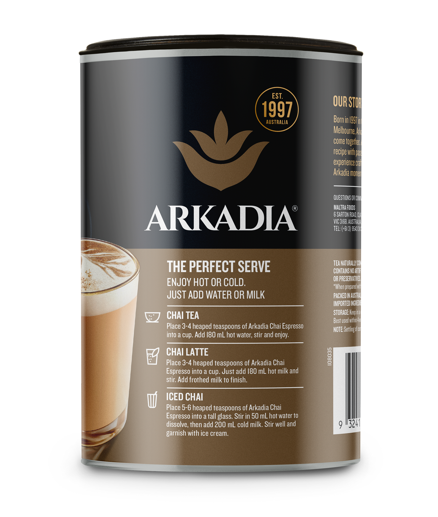 Arkadia Chai Espresso 240g