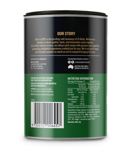 Arkadia Matcha Latte Original 220g