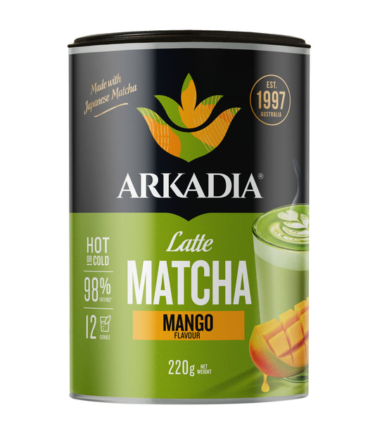 Arkadia Mango Matcha Latte 220g