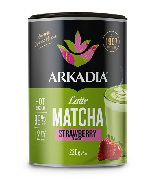 Arkadia Matcha Latte Strawberry 220g