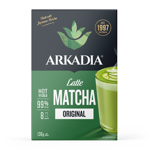 Arkadia Matcha Latte Original Sachet 8 Pack